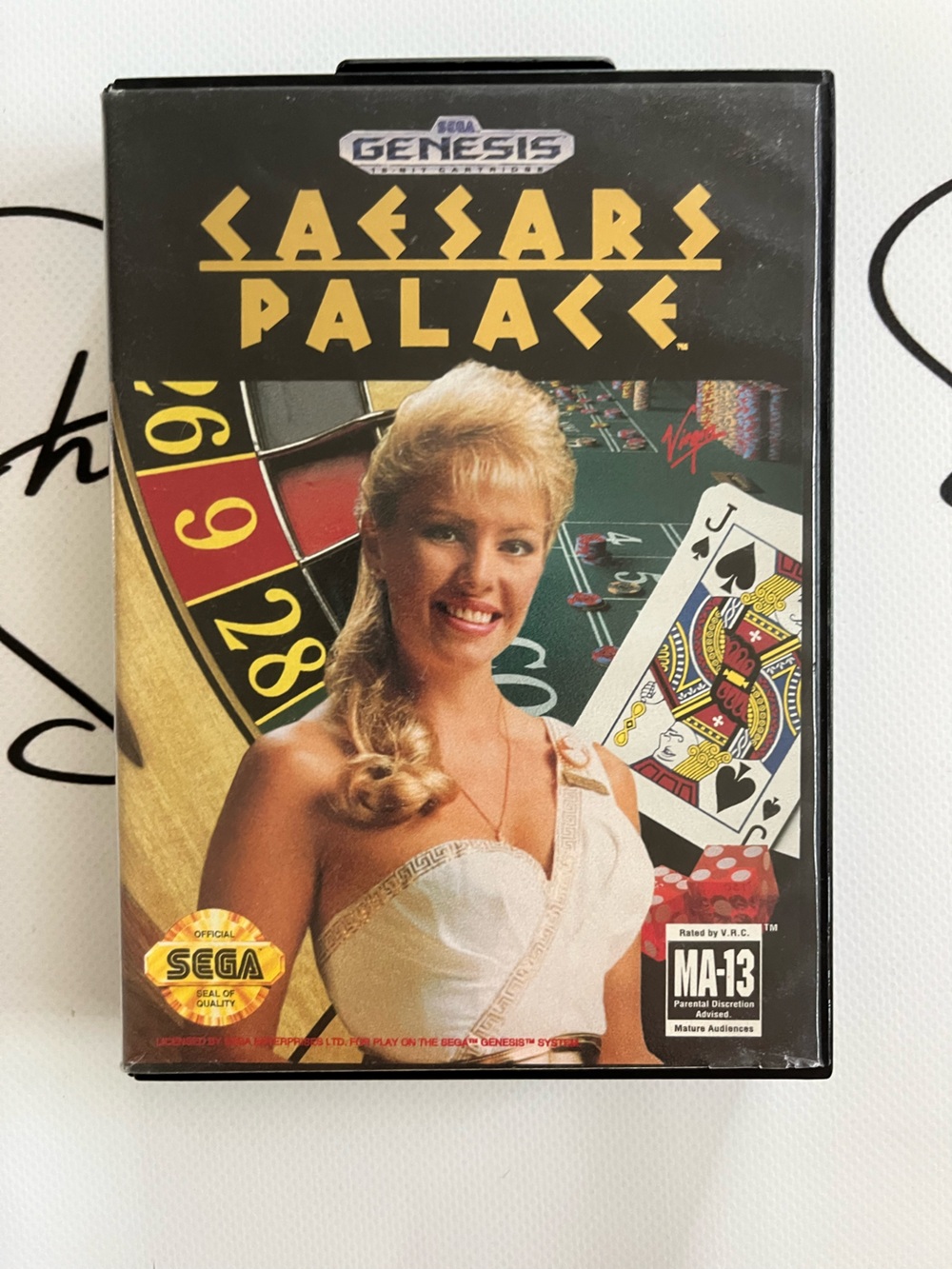 Caesars PALACE Casino Sega Video Game